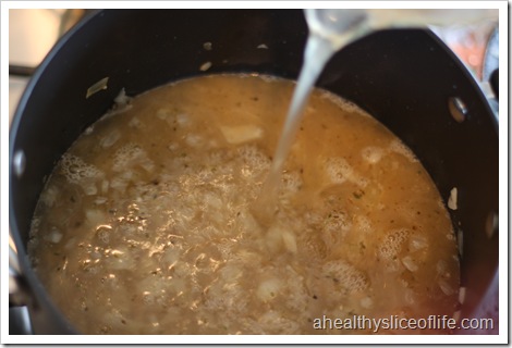 Chicken and White Bean Chili- add broth