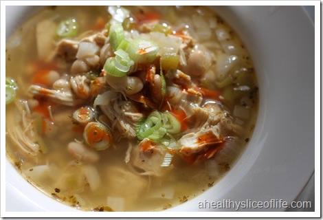 Chicken and White Bean Chili- close up