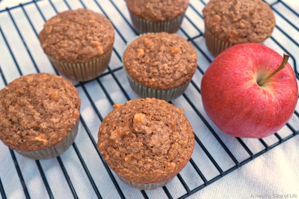 Taste of Fall Apple Cinnamon Oat Muffins A Healthy Slice of Life