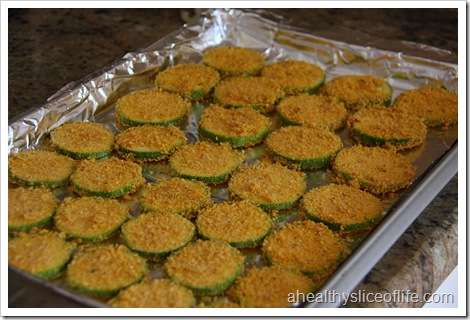 Oven Fried Zucchini Chips