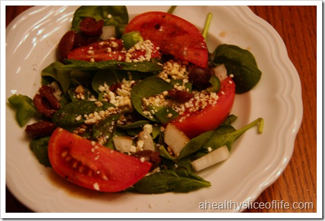 simple spinach salad