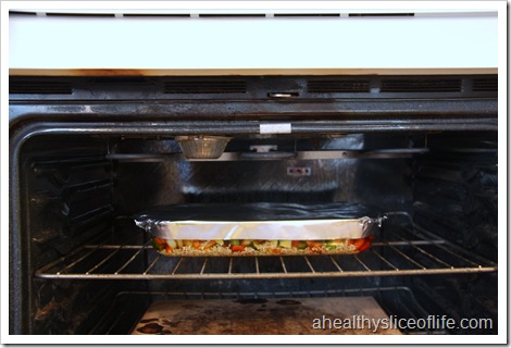 casserole in oven