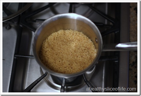 prepared quinoa