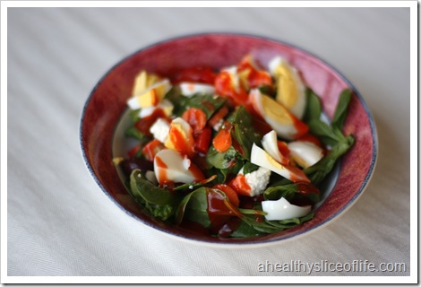 salad with catalina