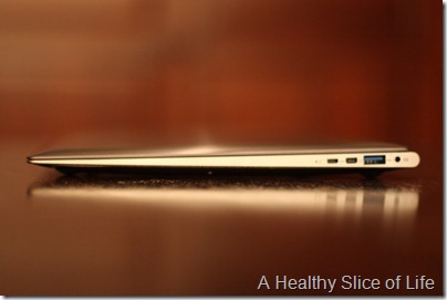 Asus Ultrabook side view