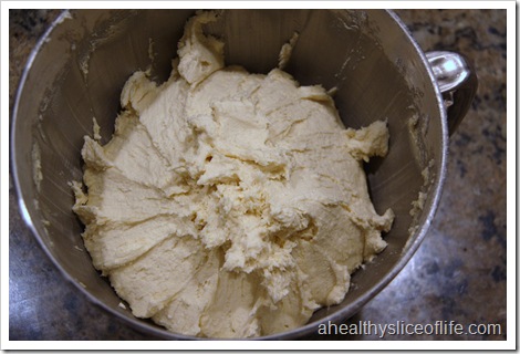 Cream Cheese Thumpprint Cookies - dough