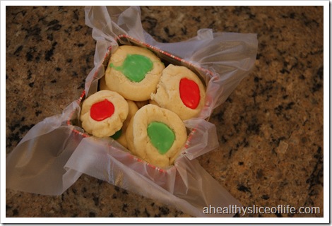 Cream Cheese Thumpprint Cookies - package