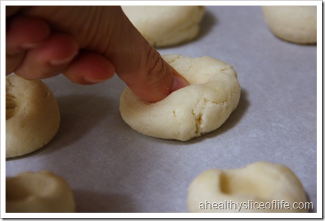 Cream Cheese Thumpprint Cookies - thumprpint