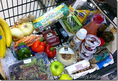 Harris Teeter grocery cart