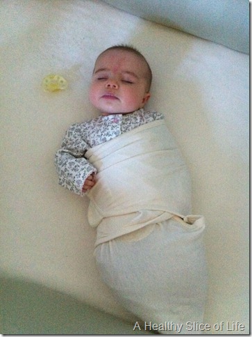 one arm swaddle