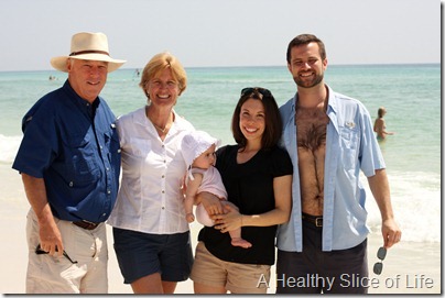 Destin family on beach