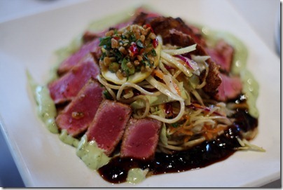 Restaurant X seared tuna