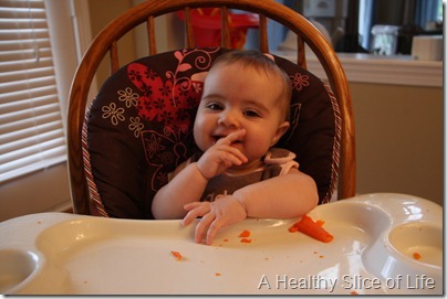 baby led solids carrot