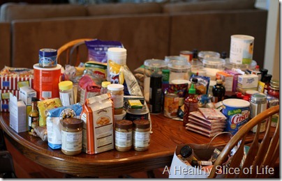 pantry contents
