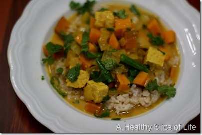 tempeh curry brown rice