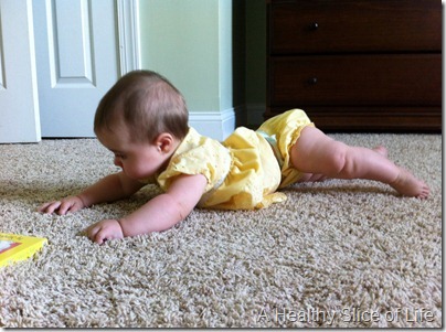 7 months old- wanting to crawl