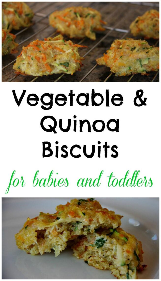 Baby Led weaning Recipe vegetable quinoa biscuit