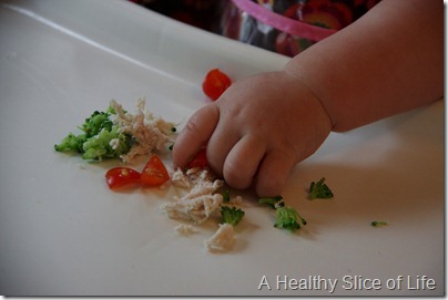 8 month old meals- baby led weaning