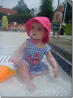 9 months old- pool