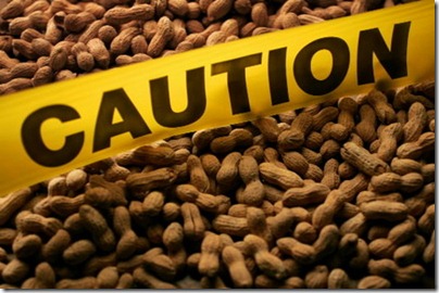 caution peanuts