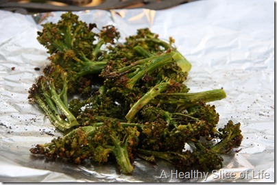 grill roasted broccoli