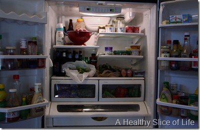 restocking the fridge- full fridge