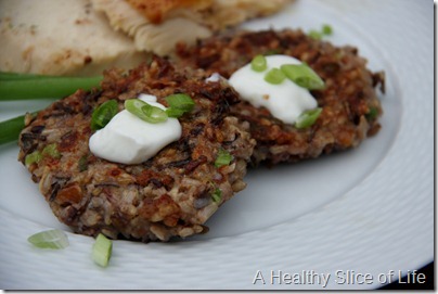 wild rice and smoked gouda cakes