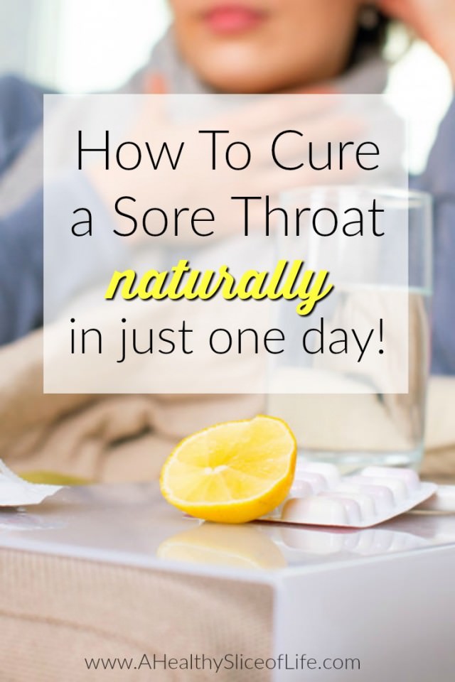 how to cure a sore throat naturally in one day