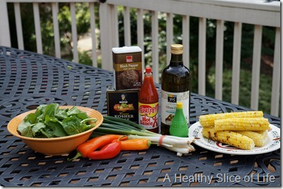 summer corn salad- ingredients