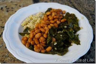 wiaw- collards and quinoa