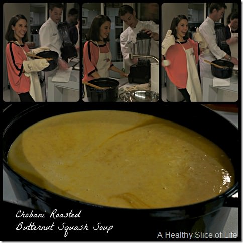 Chobani Charlotte- roasted butternut squash soup