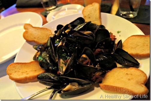 red rocks- mussels