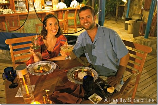 March Sailing- BVI- dinner on Peter island