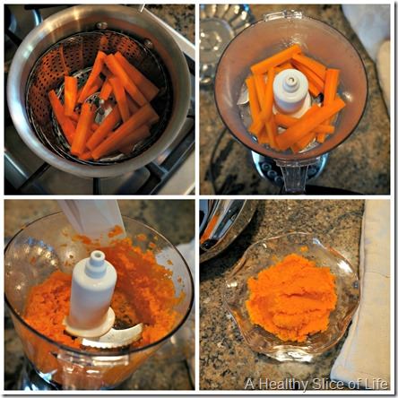 carrot ginger dressing- carrot puree