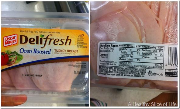 too much sodium for toddlers- deli turkey