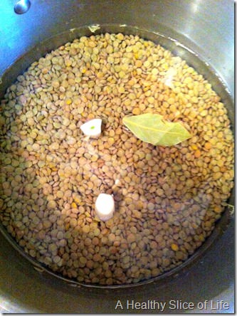 weekly food prep- dried lentils