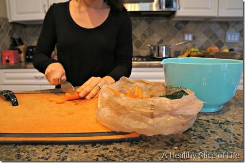weekly food prep- roasted carrots