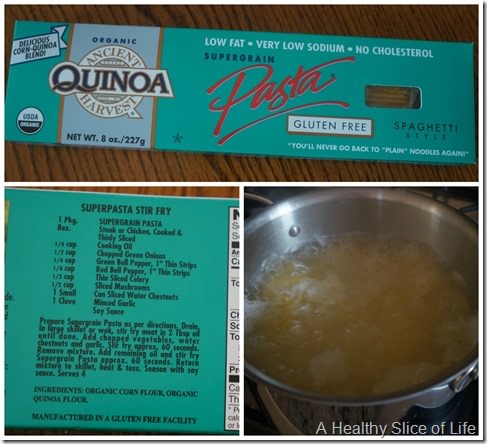 wiaw- quinoa pasta
