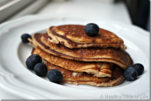 blueberry protein pancake