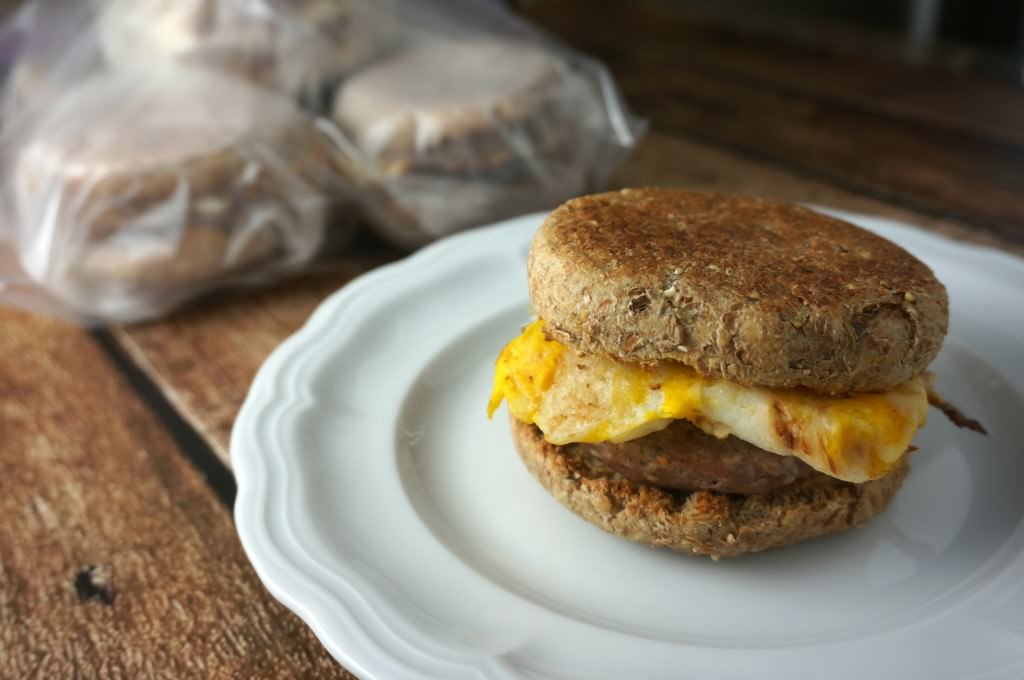 Healthy Freezer Breakfast Sandwiches