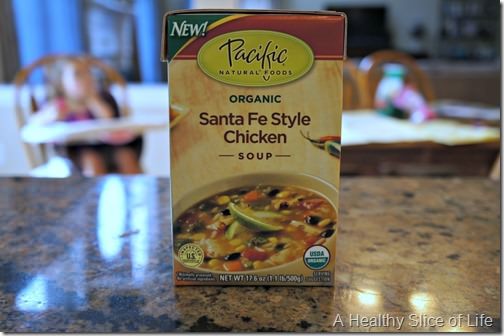 simple healthy meals- Pacific Natural Foods Santa Fe Style Chicken Soup