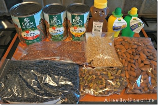budget meal plan week 4- healthy home market bulk bin haul