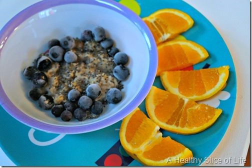 toddler meals- fruity breakfast