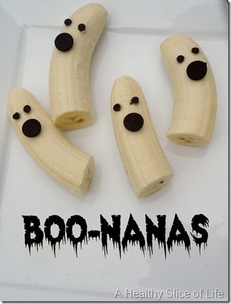 healthy kid-friendly Halloween goodies- boo-nanas
