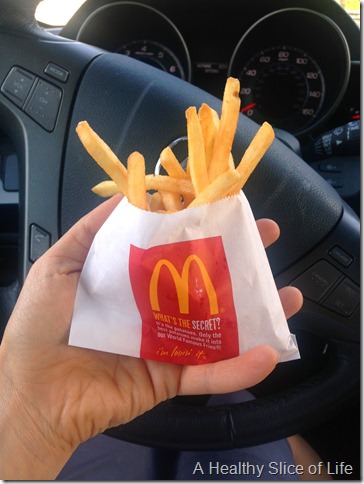 first trimester cravings- mcdonalds fries