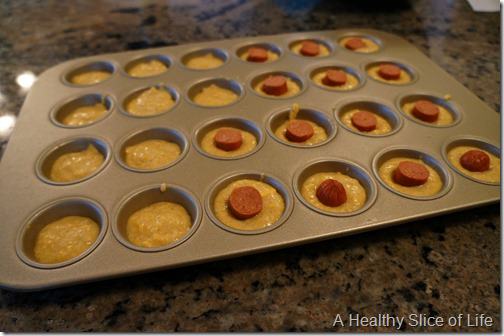 healthy corn dog muffins for kids- prep