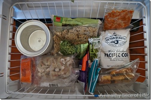 organization challenge day 5- freezer clean out after
