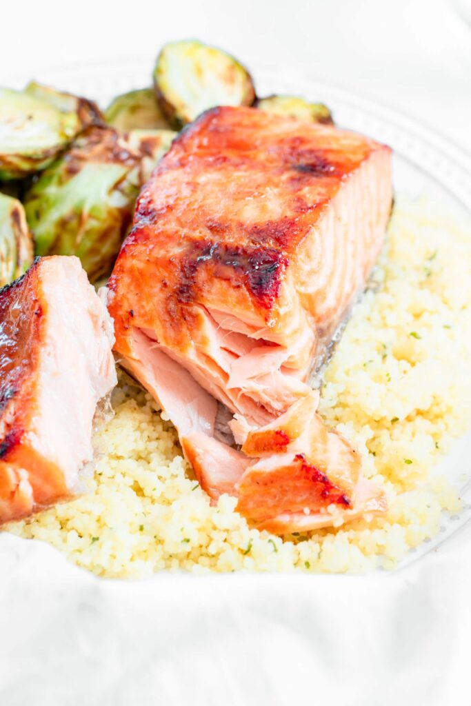 Brown Sugar & Bourbon Glazed Salmon A Healthy Slice of Life