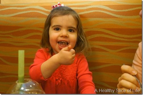 panera bread- mommy daughter time- thumbs up