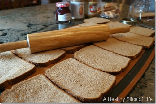 make your own healthy uncrustable sandwiches for the freezer- step 1